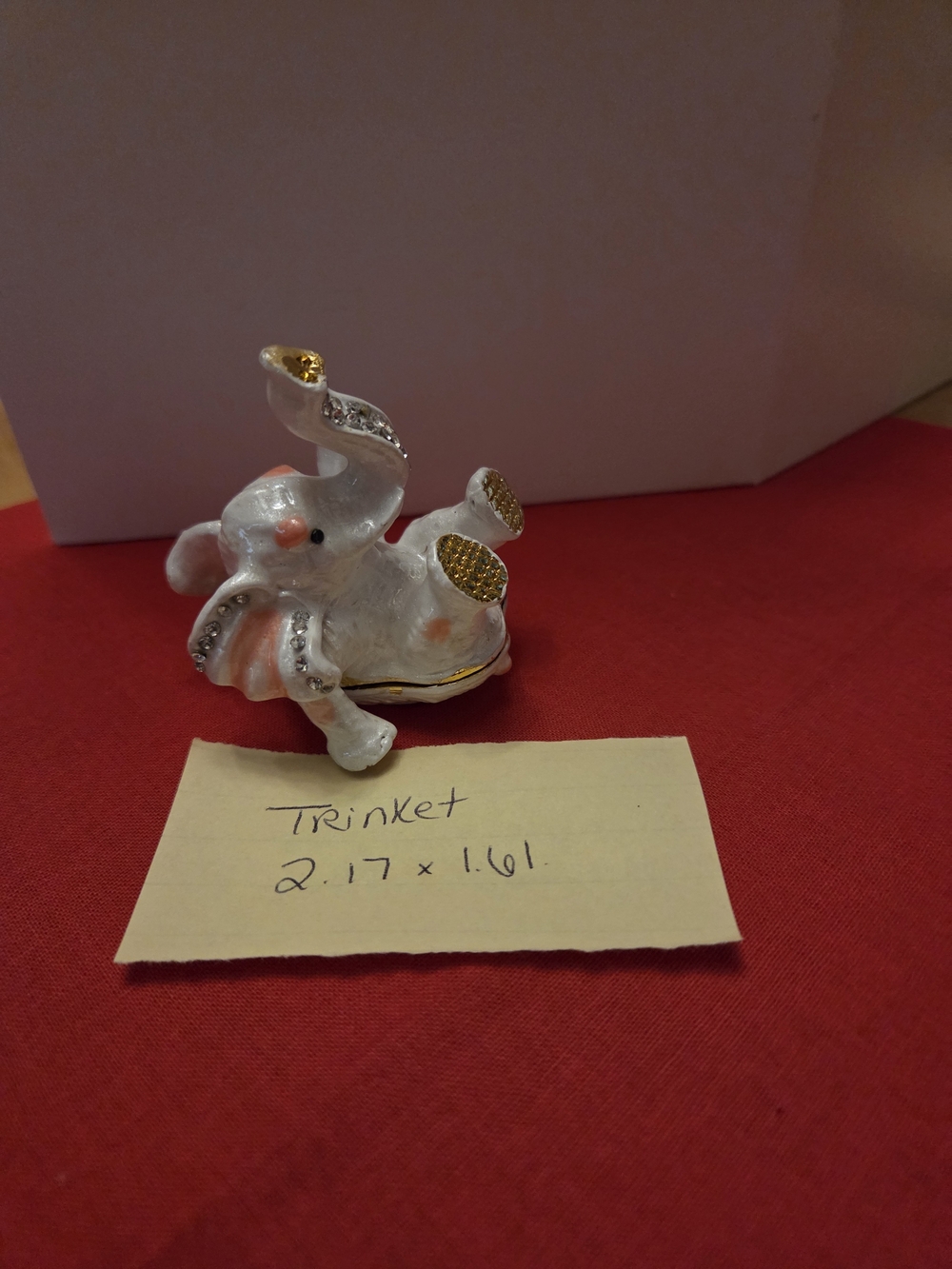 Elephant Trinket Box -